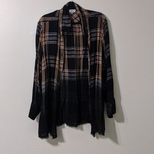 Semi long button down cover